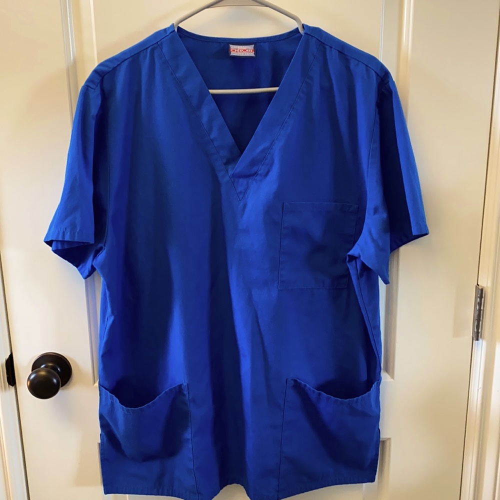 Cherokee Workwear Blue Scrubs Set Large